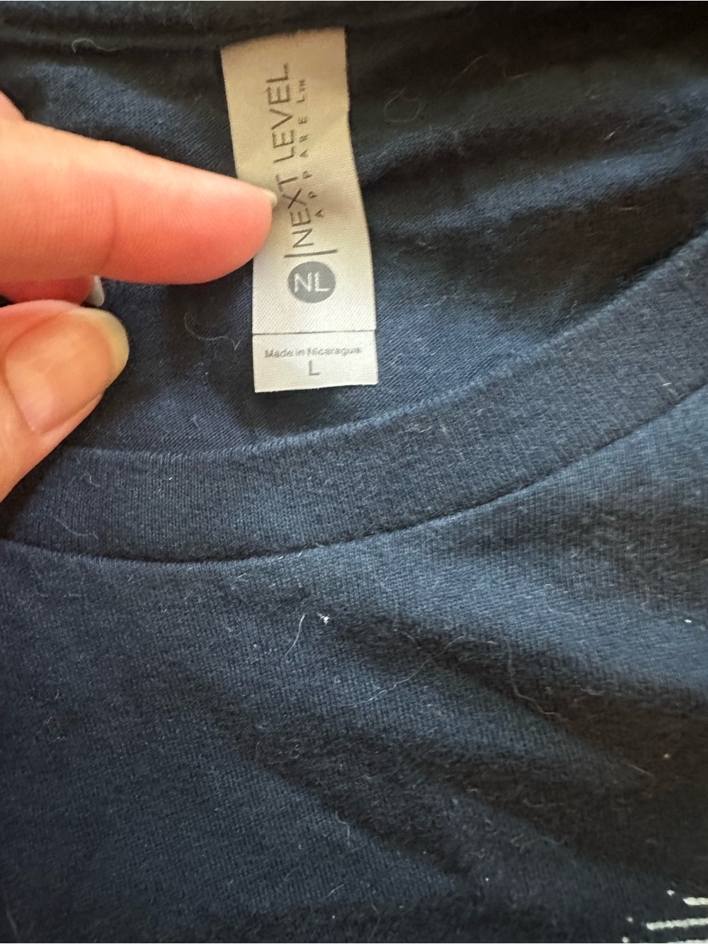 Next Level navy van mortison Moondance' Graphic Tee - Picture 4 of 4
